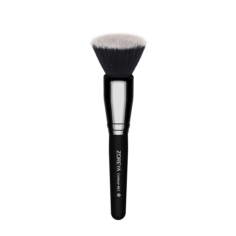 Beauty Tools Black Makeup Brush Single Blush Brush Shaped Powder Foundation Brush Powder Brush