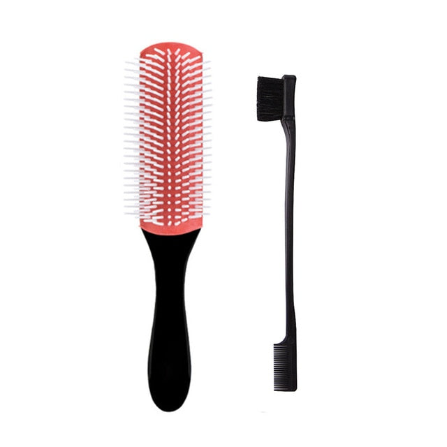 Nine rows comb eyebrow brush comb set massage comb styling comb