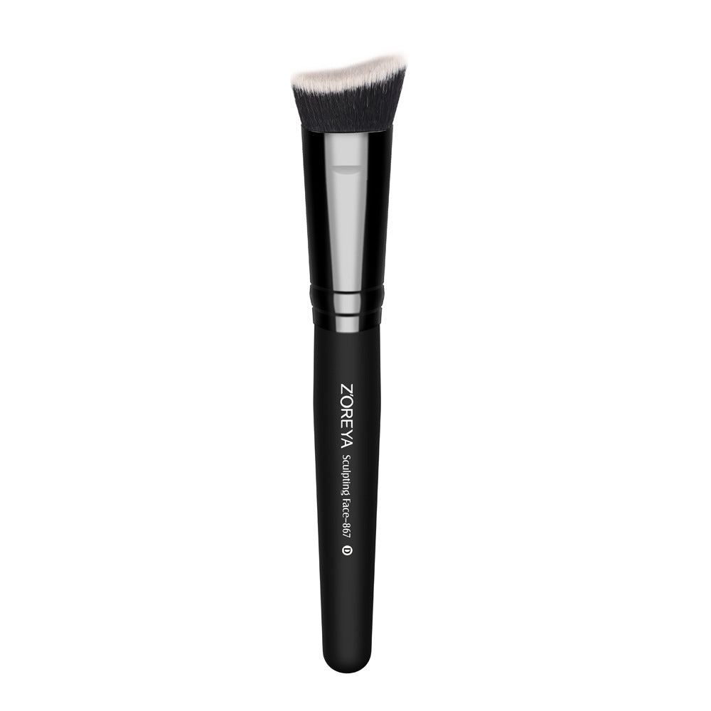 Beauty Tools Black Makeup Brush Single Blush Brush Shaped Powder Foundation Brush Powder Brush