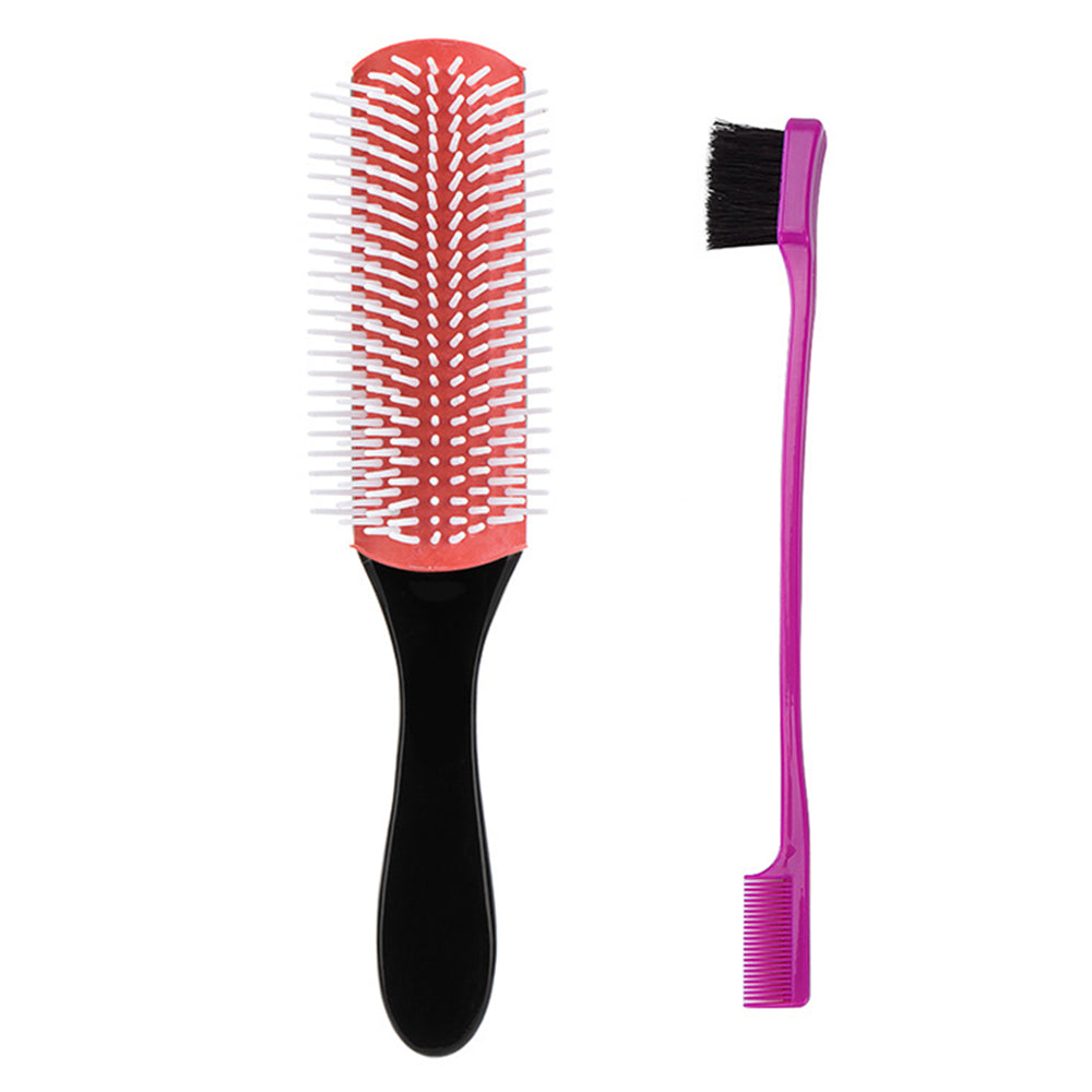 Nine rows comb eyebrow brush comb set massage comb styling comb