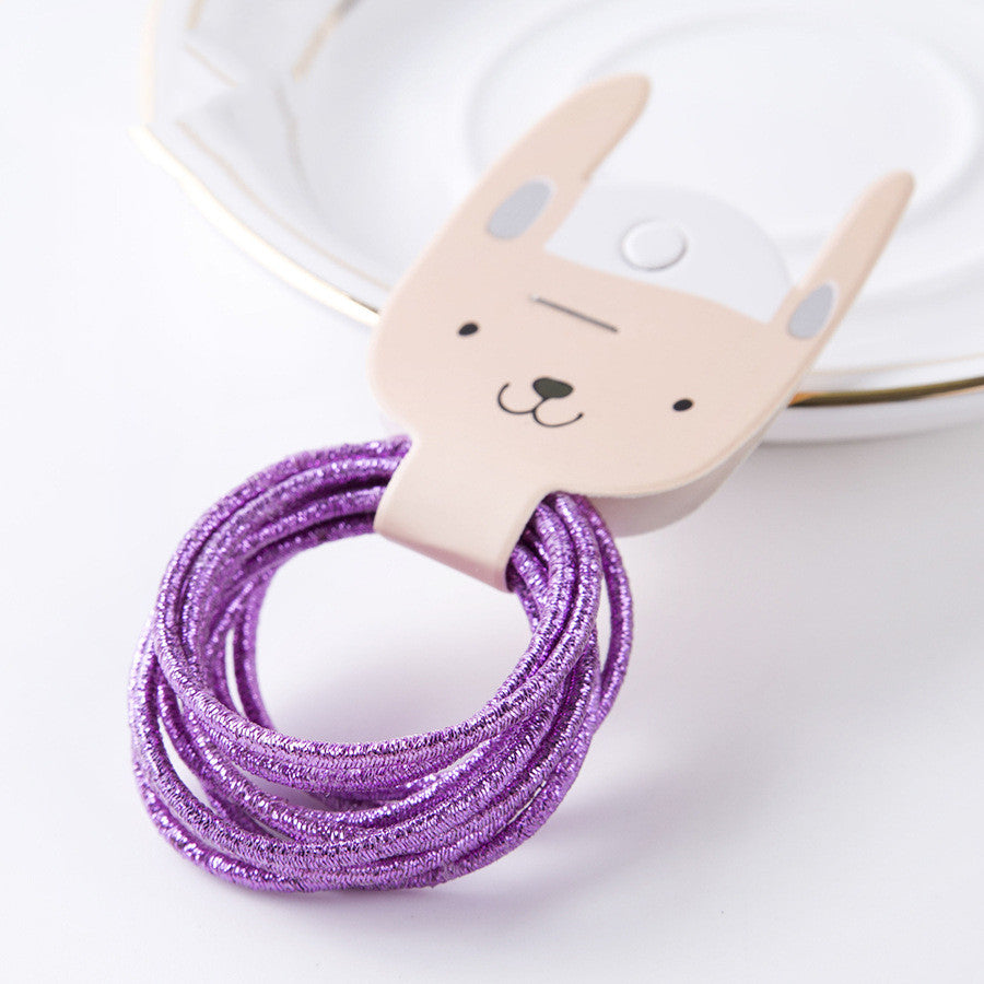 10 colored rubber bands for children