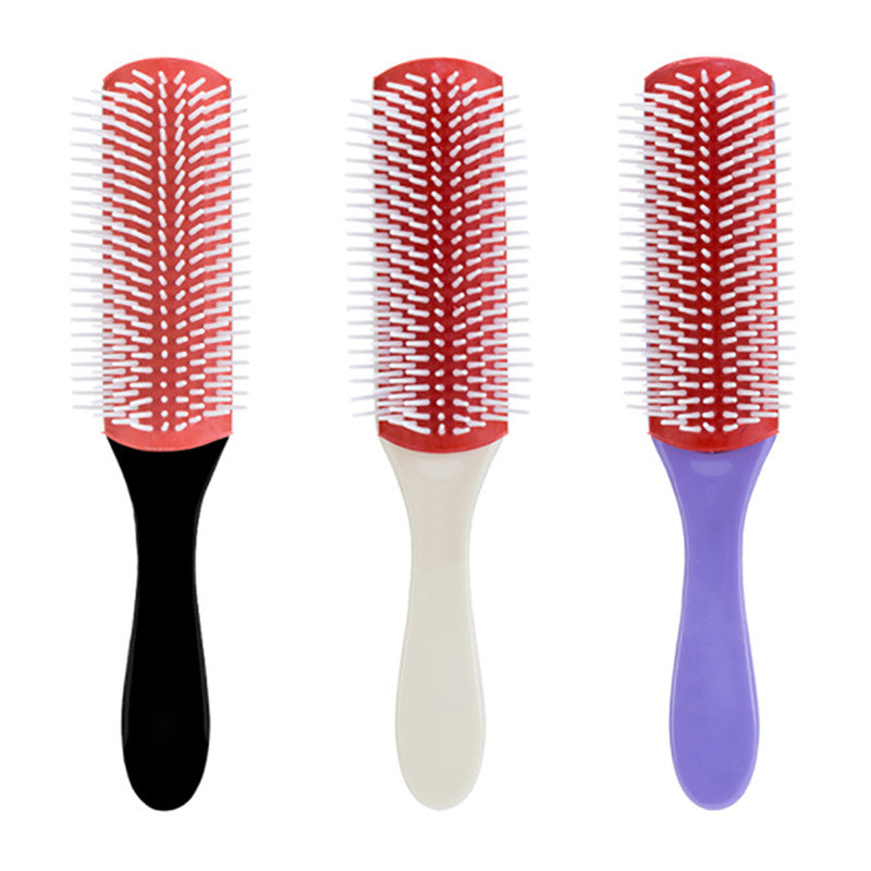 Nine rows comb eyebrow brush comb set massage comb styling comb