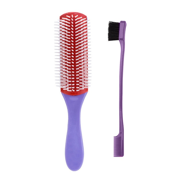 Nine rows comb eyebrow brush comb set massage comb styling comb