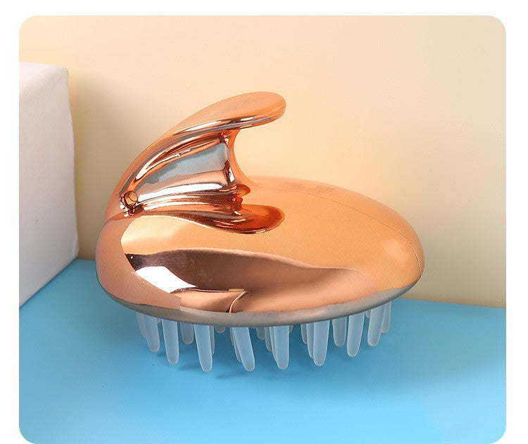 Electroplating Shampoo Brush Massage Shampoo Artifact